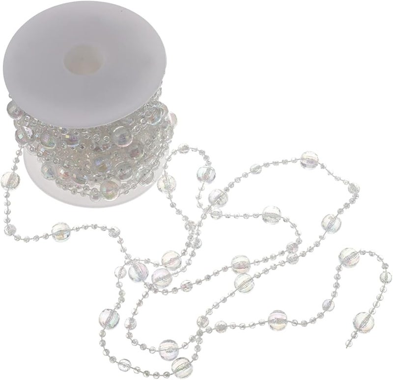 STOBAZA 1 Roll Acrylic Bead String Garland for Wedding Party Festival Decorations - Image 1